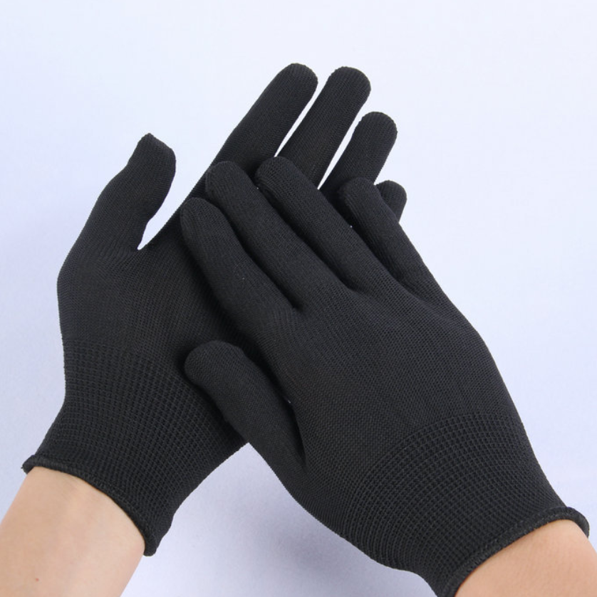 Nylon knitted safety gloves