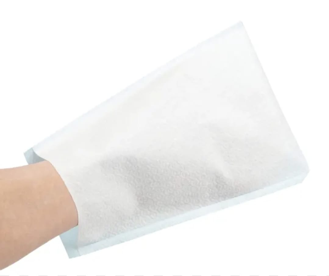 Disposable nonwoven paper nursing elderly care cleanning gloves