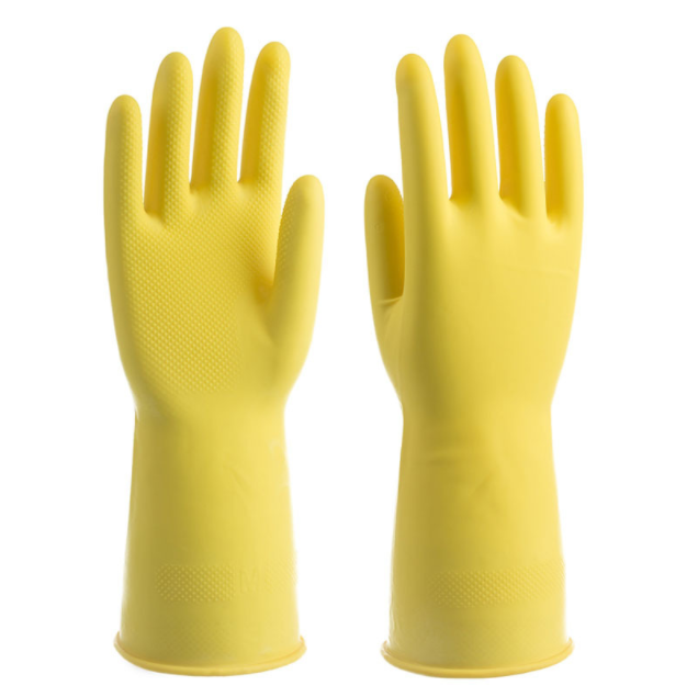 Household rubber gloves