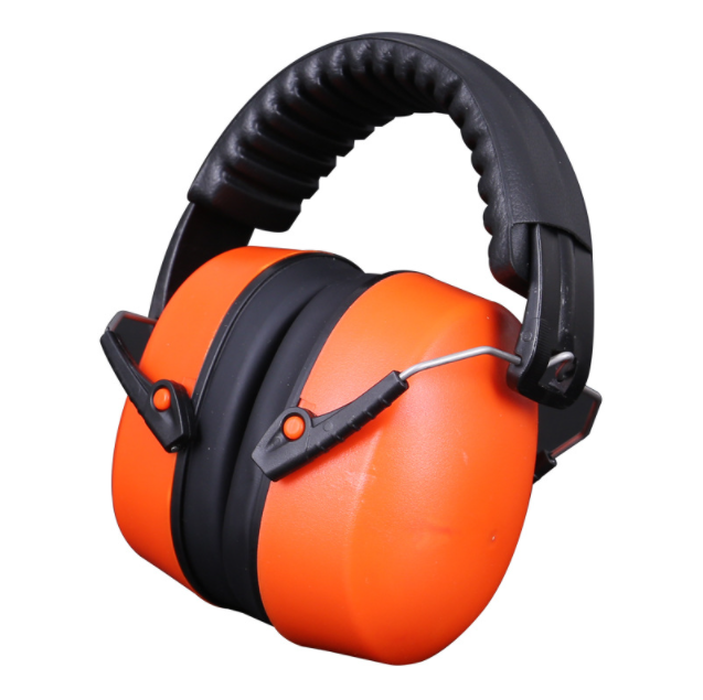 Industrial visibility noise cancelling earmuff