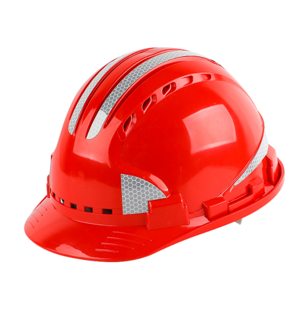 Reflective safety helmet