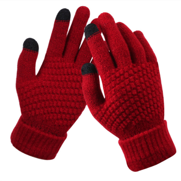 Winter women touch screen gloves