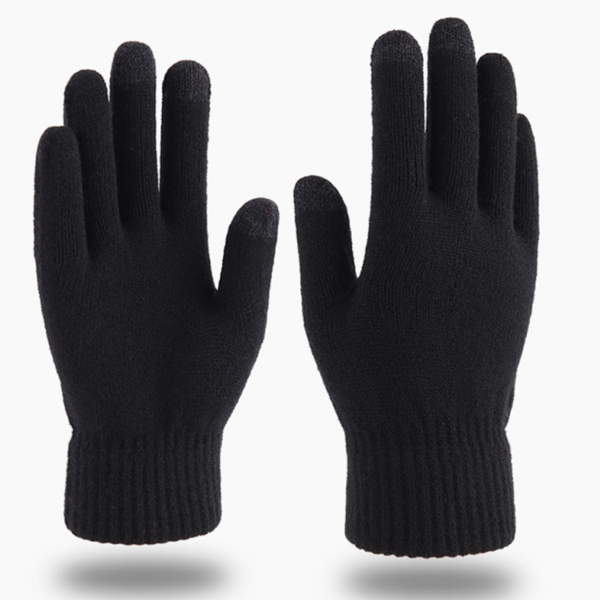 Winter warm men touch screen gloves