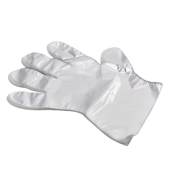 Disposable food grade PE gloves