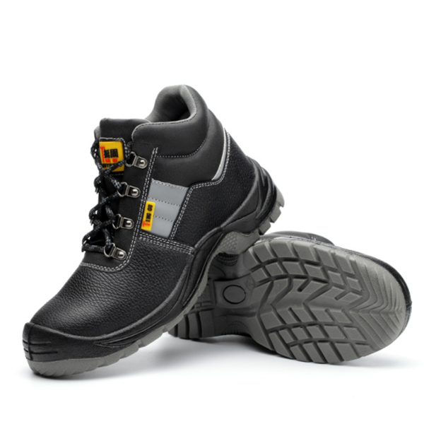 Oil water resistant non-slip work boots steel toe prevent puncture antistatic reflective construction safety shoes
