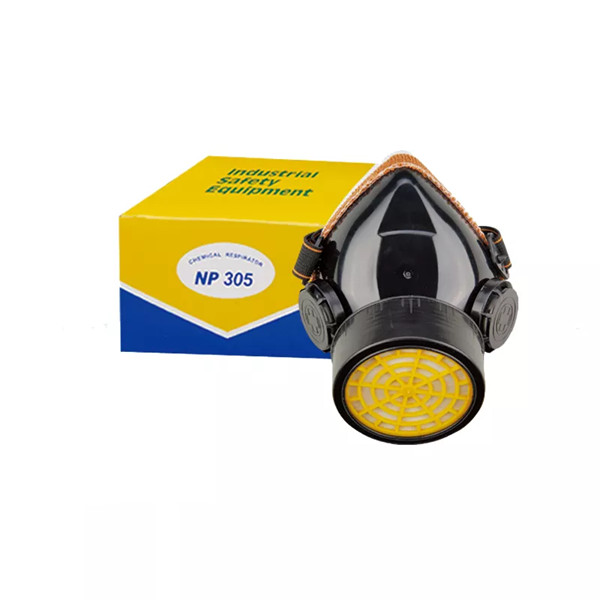 Single cartridge dust mask respirator