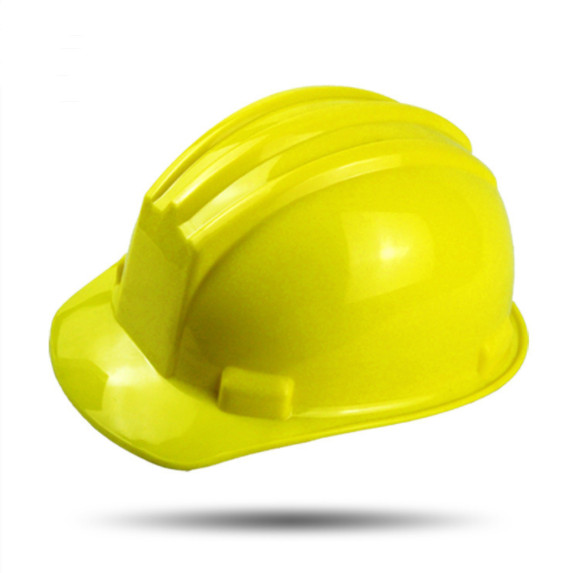 Construction shock-absorbing hard hat