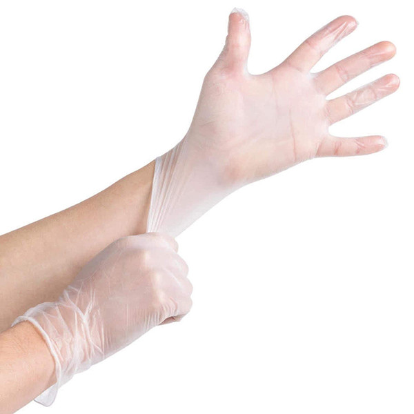 Disposable vinyl gloves