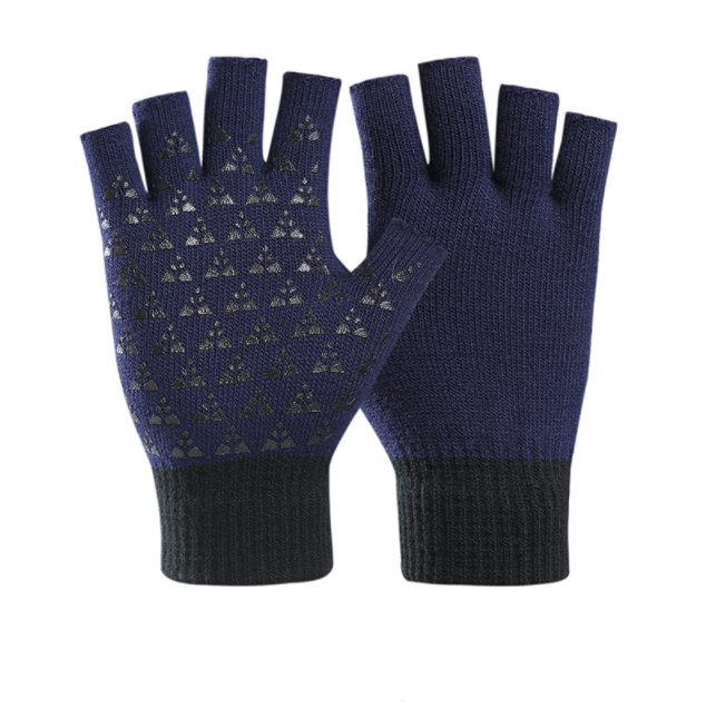 Knitted fingerless mitten sports riding gloves 