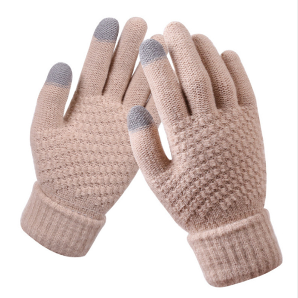 Winter women touch screen gloves