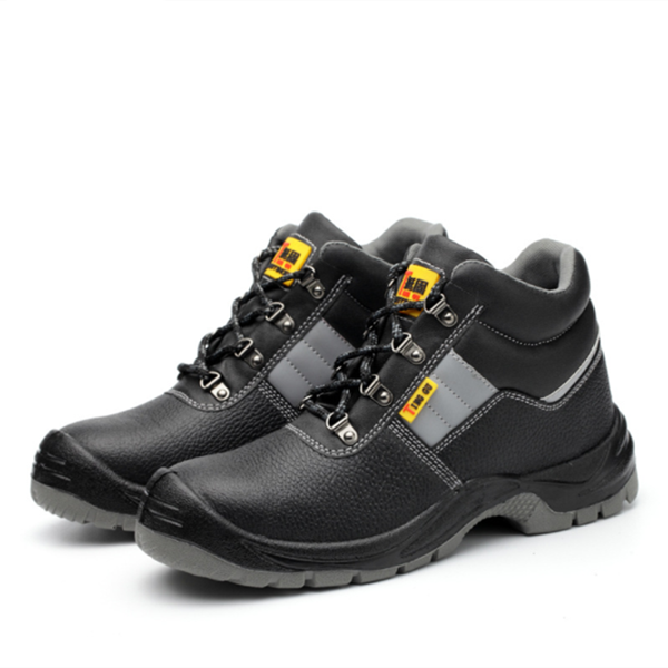 Oil water resistant non-slip work boots steel toe prevent puncture ...