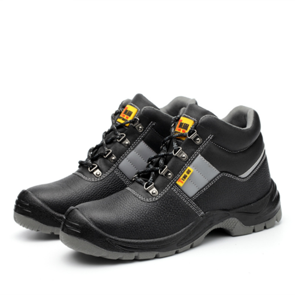 Oil water resistant non-slip work boots steel toe prevent puncture antistatic reflective construction safety shoes