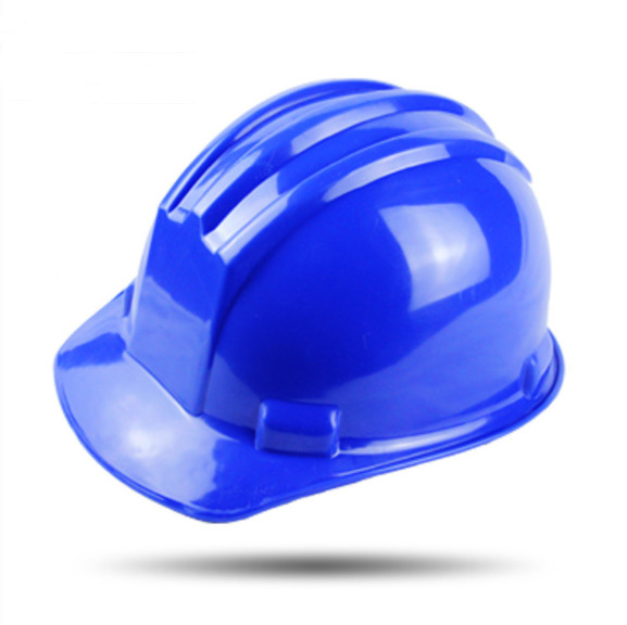 Construction shock-absorbing hard hat