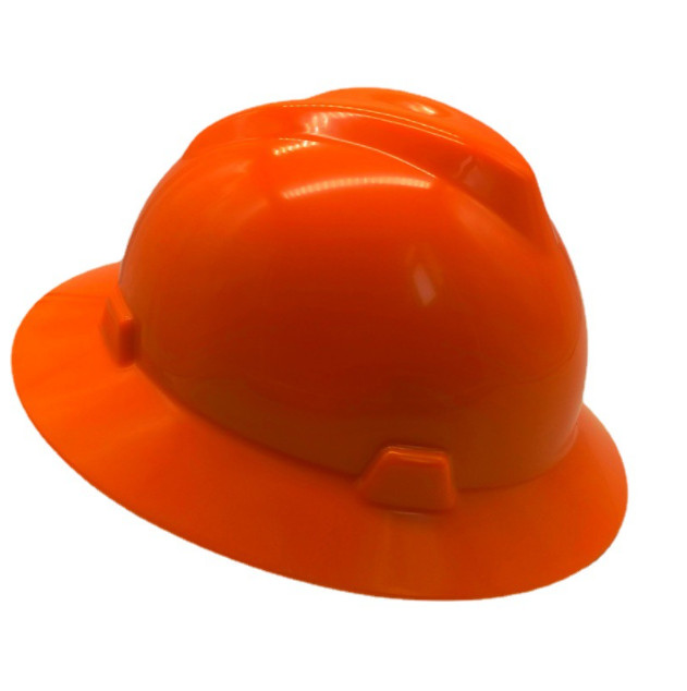 Wide brim safety helmet